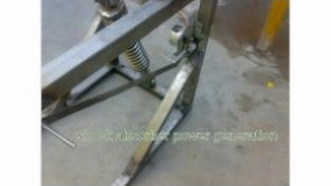 Shock Absorber Power Generation | Mechanical Project (latest Project 2020)