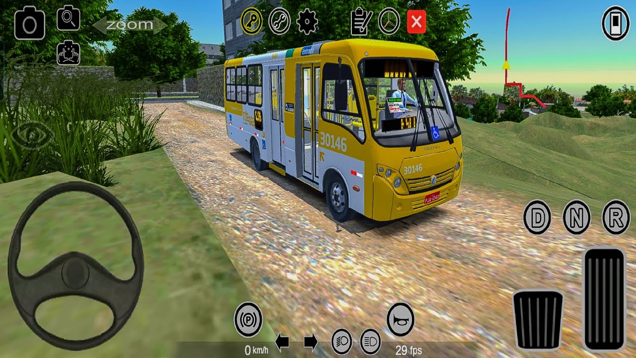 Comil Piá 2008 Volkswagen 9.160 OD Minibus Mod Drive - Proton Bus Simulator Urbano Gameplay