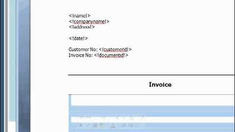 Learn CRM in 60 Seconds - Edit Invoice Template
