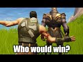 Thanos Vs One Defaulty Boi (Who would Win?)