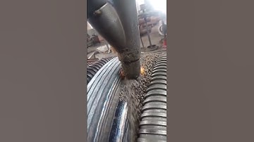 Submerged Arc Welding (SAW) 🔥 Satisfying Process ❤️👌 #satisfying #oddlysatisfying #mechmarvelsunited