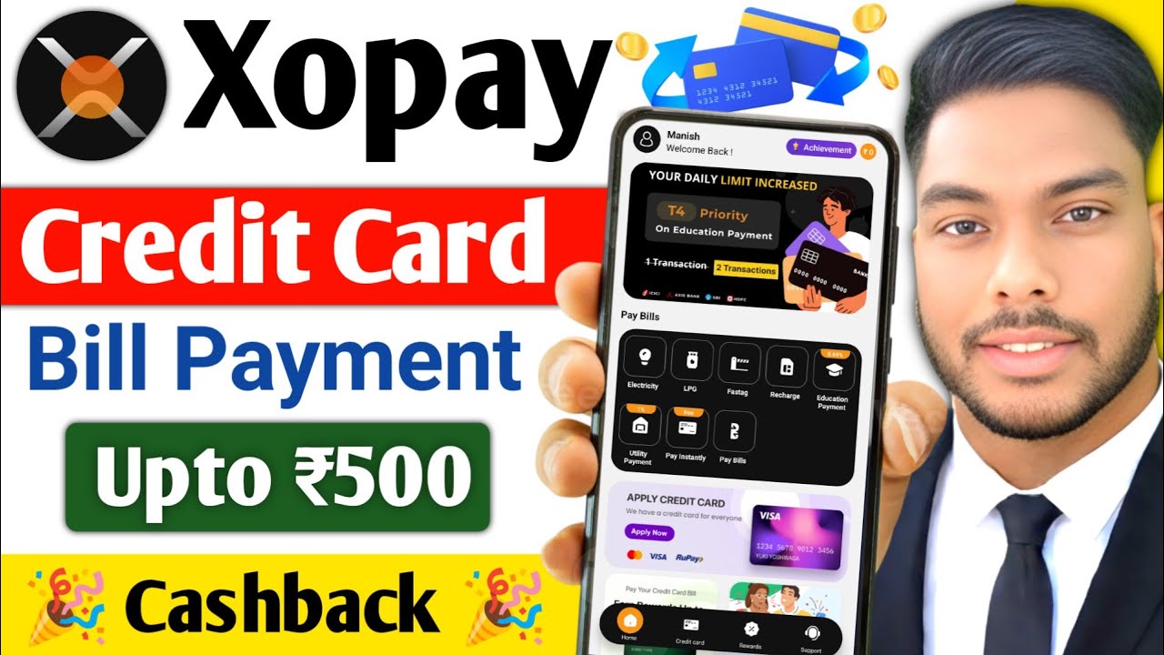 Xopay App Credit Card Bill Payment Cashback New Update Credit Card Bill Payment Cashback 🎉