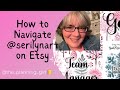 How to Navigate @SerilynArtShop on Etsy!