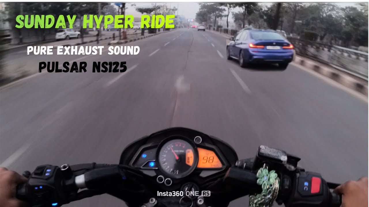 Pulsar ns125 bs 6 hyper ride on morning 