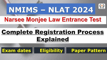 NMIMS-LAT/ NLAT 2024 Registration Process | NMIMS Law Entrance | BA/BBA LLB Entrance #nmims #clat