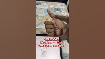 Q36 2023 Specimen paper 2 | Cambridge IGCSE physics