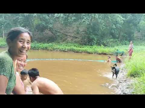 Fishing in the pond after a long time 