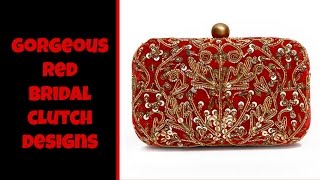 Red Bridal Clutch Designs