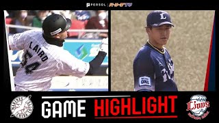 2022年4月2日 千葉ロッテ対埼玉西武 試合ハイライト