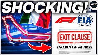 Monza GP Under MASSIVE THREAT After Latest F1 Contract!