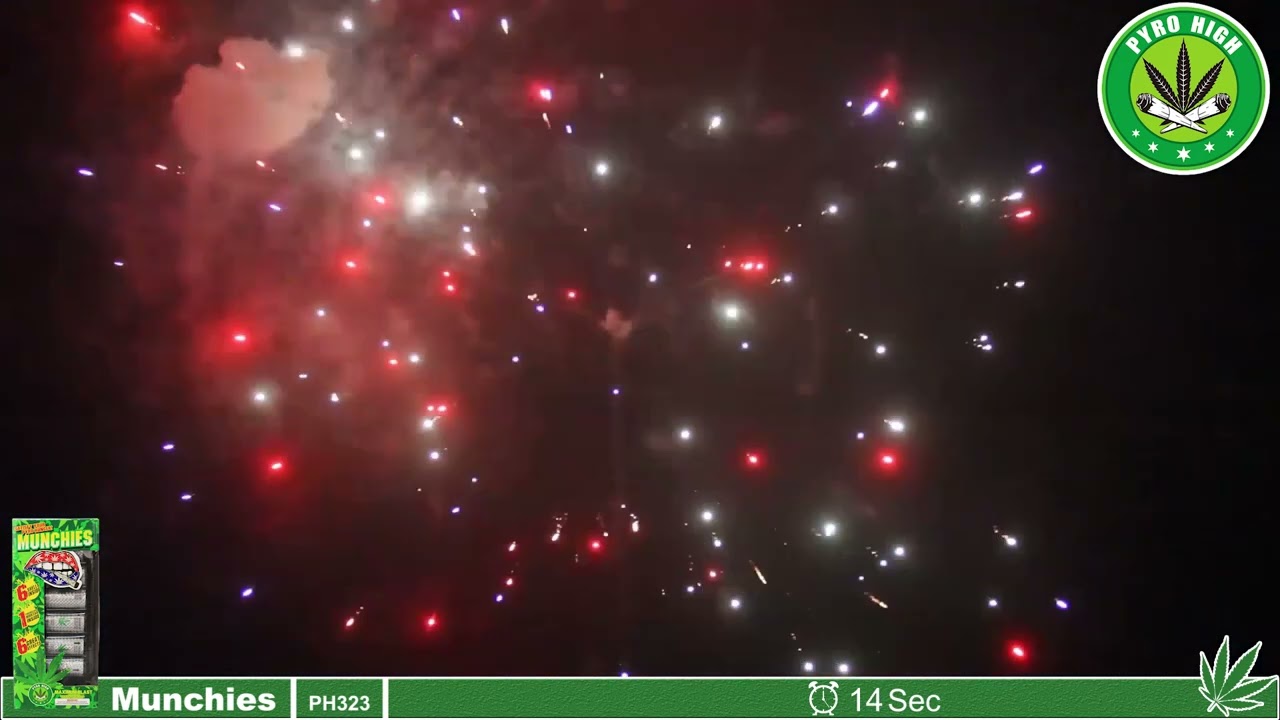 PH323 Munchies Legal Marijuana weed pot themed fireworks, best quality.