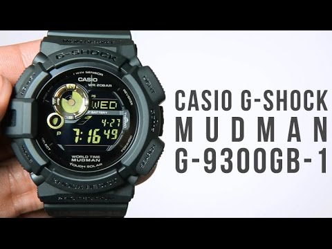 Fil sur pastel Casio G-shock MUDMAN G-9300GB-1 : Unboxing - YouTube