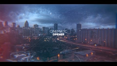 Cinematic Inspirational Parallax Opener Slideshow  | After Effects Template | Video Displays