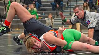 115 – Emily Lowrey {G} of LaSalle Peru IL vs. Izzy White {R} of Minooka IL