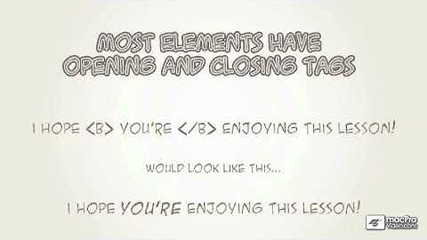 Web Design 101: XHTML Basics - 3 Understanding HTML Fundamentals