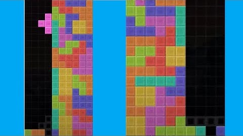 "just four wide" (4 Wide Tetris Game)