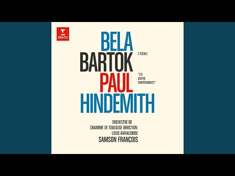 Putar Hindemith: Theme and Variations for Piano and Strings "The Four Temperaments": Variation III. Phlegmatisch - Samson François