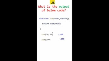 default parameters in javascript  | javscript interview questions | Javascript  #javascript