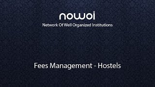 NOWOI - Fees Management