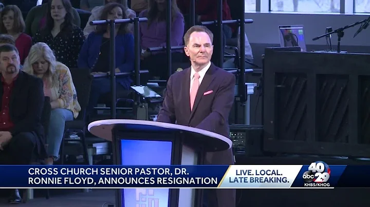 Cross Church Senior Pastor, Dr. Ronnie Floyd, anno...