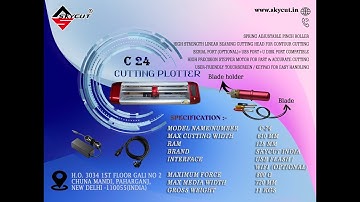 Skycut C24 Cutting Plotter Introduction