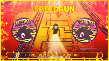 Sonic Speed Simulator Speed run hunt [RB BATTLES SEASON 3]