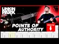 【LINKIN PARK】[ Points Of Authority ] cover by Masuka | LESSON | GUITAR TAB