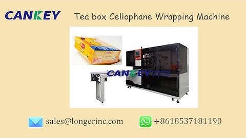 Autopackm.com: Automatic Cellophane Tea Box Wrapping Machine