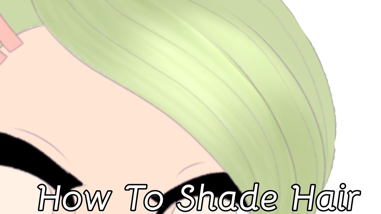 How To Shade Hair Gacha Life — [Subtitle IND/ENG] - YouTube