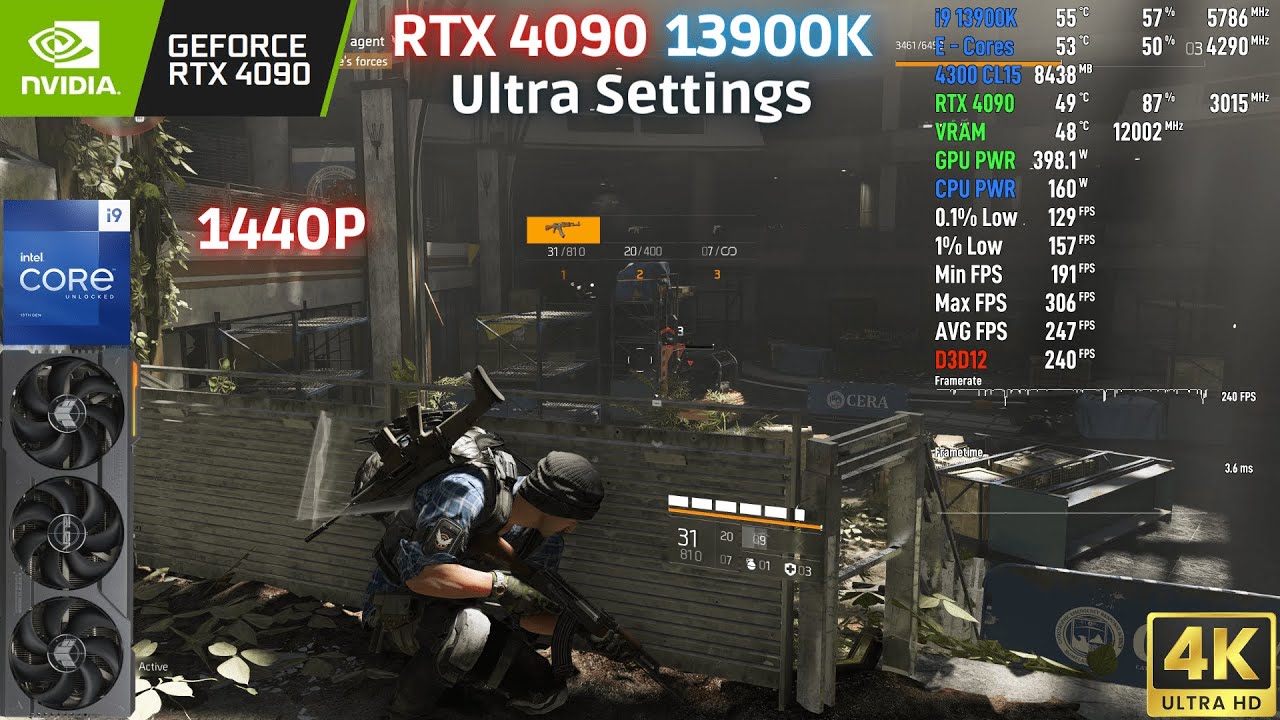 The Division 2 - RTX 4090 | 13900K - 1440p Ultra Settings - YouTube