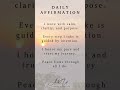Daily Affirmation