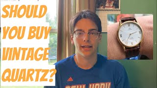 Should You Buy a Vintage Quartz? | Omega DeVille Review