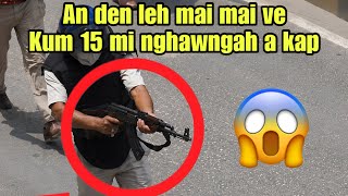 CJP Protest‼️Police-in AK47 in zirlai 3 a kap😱FIR 2000 chuang an register📈