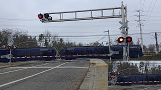 SACRT 409 & 406 Light Rail Trains | Butterfield Way Railroad Crossing Sacramento, CA (12/31/2025)