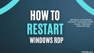 How to Restart RDP from control Panel screenshot 5