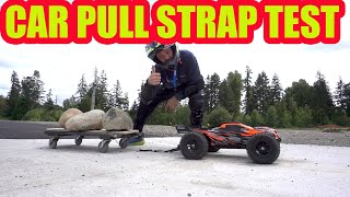 Traxxas Xrt 8S Pulls A Car Testing Pnwrcmadness Heavy Duty Kevlar Straps