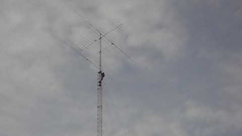 Mounting 2 el monoband 40m yagi @43m SQ2A QTH