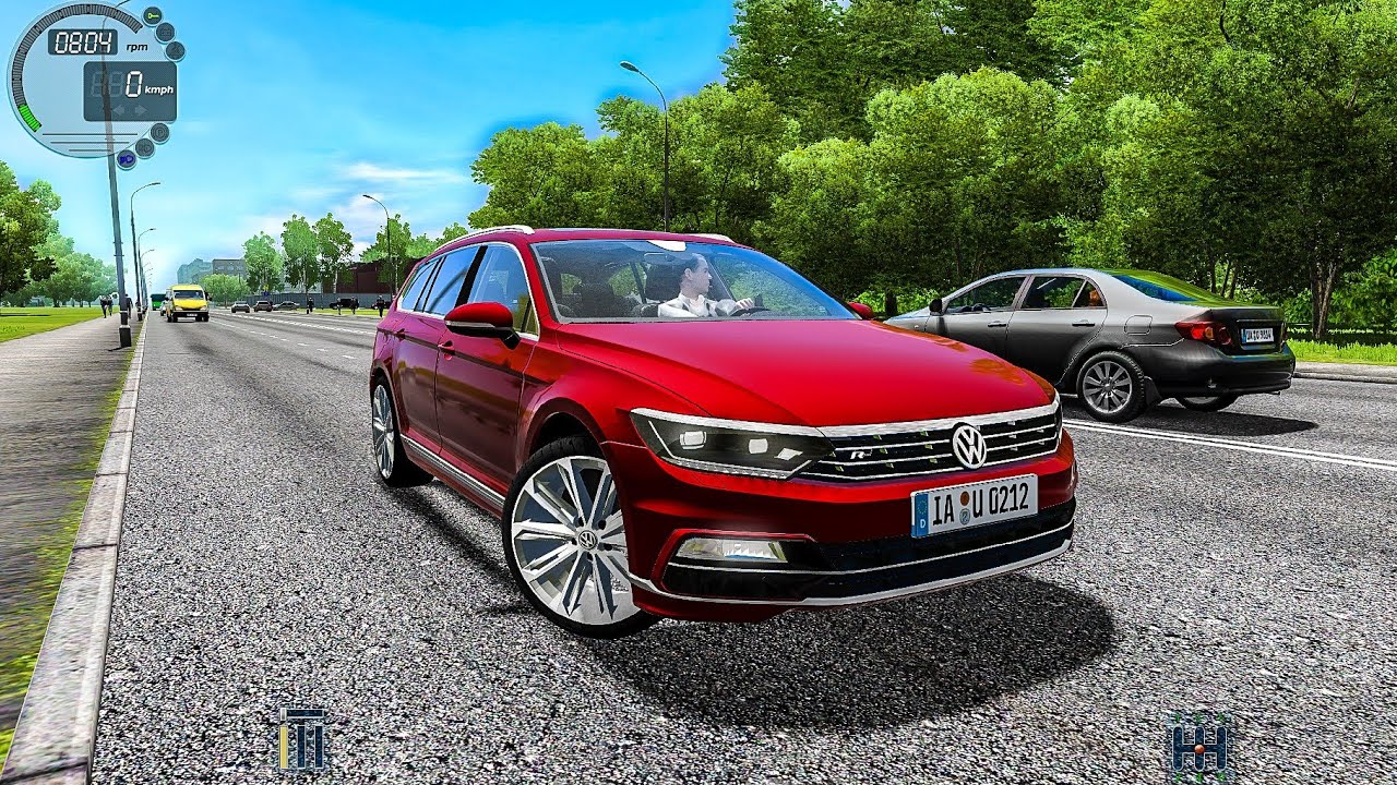 City car driving volkswagen City car driving volkswagen