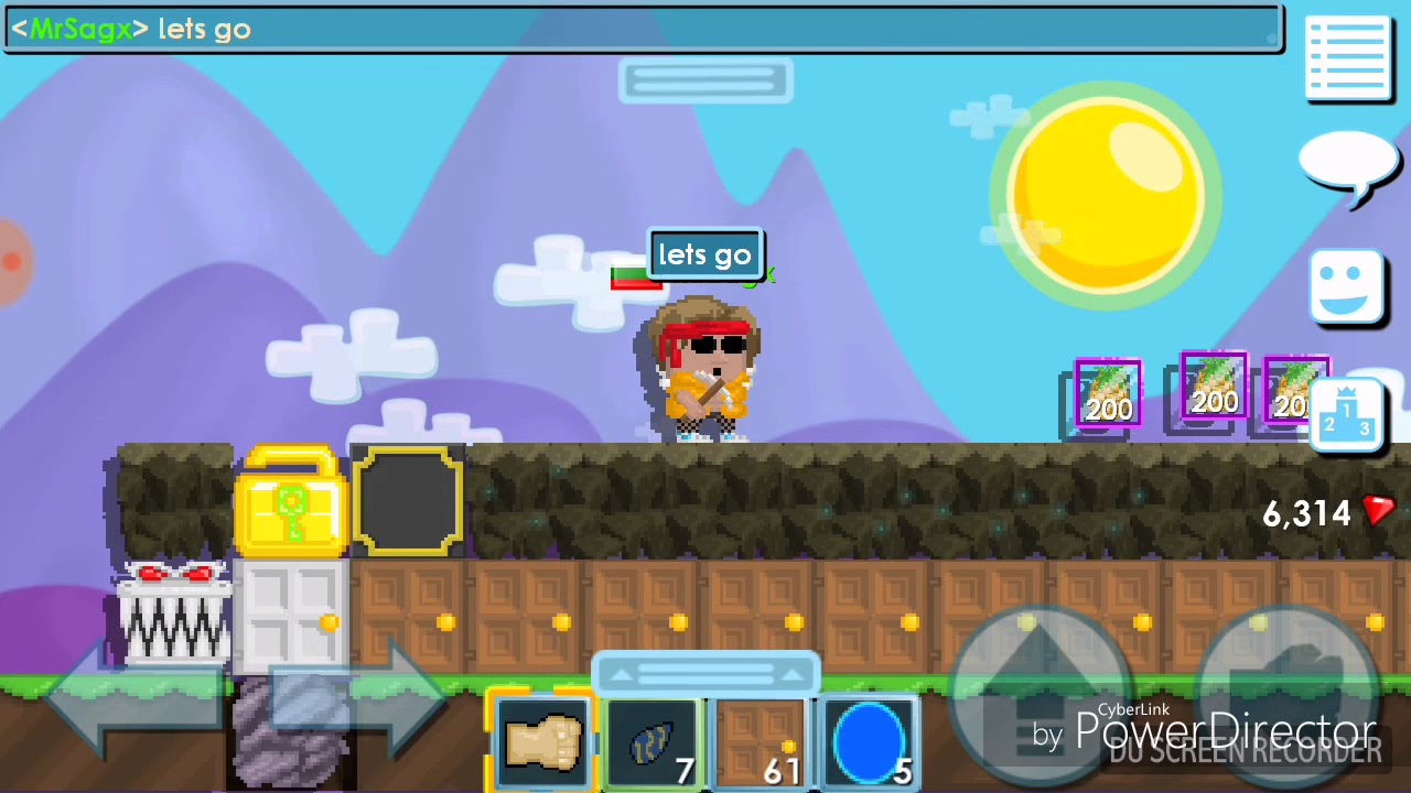 Pineapple eating-growtopia