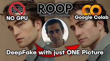 5 Minute DeepFake No GPU with only 1 target image, ROOP Google Colab (Android and PC)