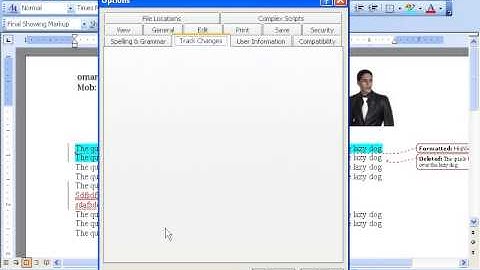 MS Word 2003 Part 25) Option Menu in Dari / Farsi Omar Akbari