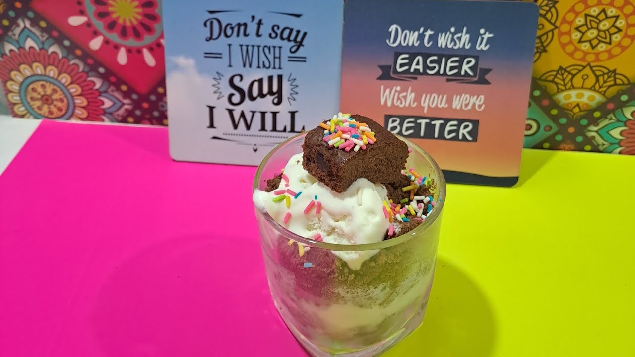 2 ingredients dessert| Ice-cream cake in jar| 😍😍 