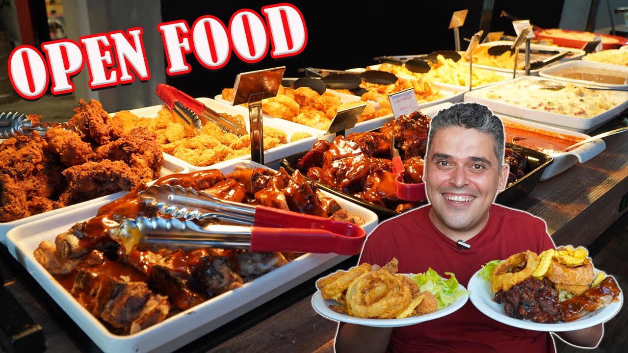 Comida Típica Norte Americana à Vontade - Open Food no Detroit American Steakhouse