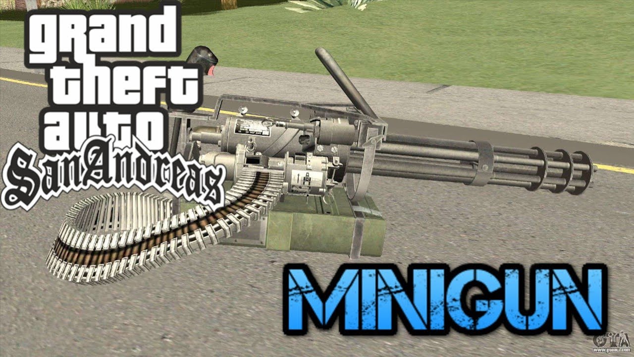 GTA San Andreas: How to get a MINIGUN! 