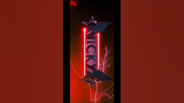 3D Name Art editing in alightmotion app, titlecard, Max movie,#trending #viralvideo #nameart #title