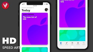 New IPHONE 8 - iOS 11 App Store - Speed Art