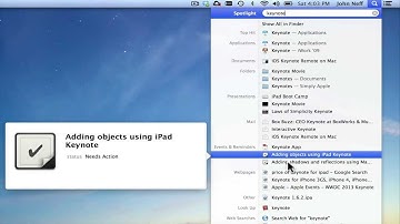 Using Spotlight on a Mac