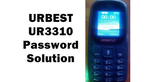 URBEST UR3310 Password read with Miracle Box