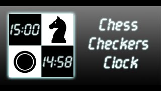 Chess Checkers Clock - Бесплатные шахматные часы FIDE для Android без рекламы screenshot 2