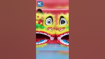 Thumbnail of Lovely children learn lion dance in China's Zhongshan